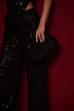 Belinda Sequins Denim Pants Set - Image 10