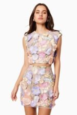 Bianca Floral Embroidered Mini Set