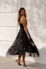 Blanche Butterfly A-line Midi Dress - Image 7