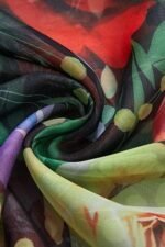 Bridget Printed Halterneck Maxi Dress - Image 5