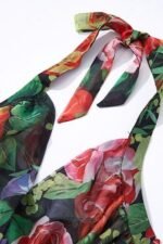 Bridget Printed Halterneck Maxi Dress - Image 6