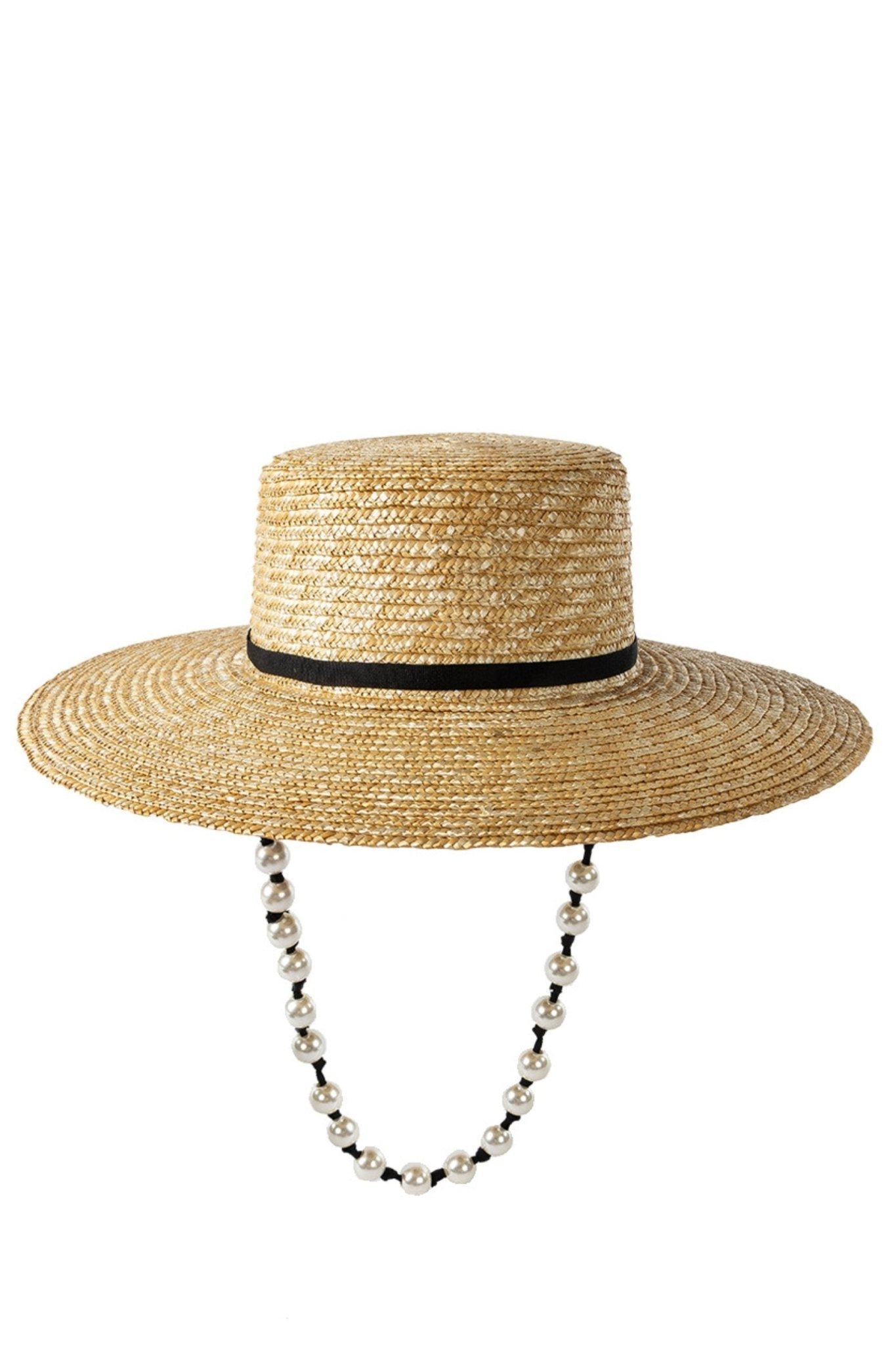 carla-beaded-chain-straw-hat-sa0020714914-beige-one-size-sunfere-619819 Carla Beaded Chain Straw Hat - Image 1