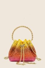 Carlin Diamente Loop Handle Bucket Bag - Image 2