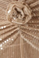 Cathy Flower Sequins Midi Dress - Image 7