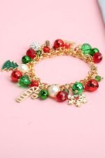 Celeste Snowflake Crystal Pendant Bracelet - Image 2