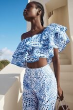 Dolly Embroidered Lace Tiered Ruffle Maxi Dress Set - Image 9