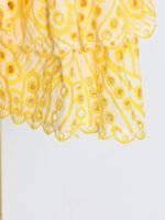 Dolly Embroidered Lace Tiered Ruffle Maxi Dress Set - Image 6