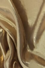 Dreda Metallic Cowl Neck Mini Slip Dress - Image 6