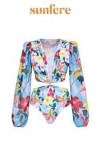 Dulcie Printed Ruffle Two-pieces Swim Set - Image 8