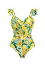 Eden Printed Ruffle Two-pieces Swim Set - Image 2