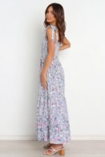 Elanore Printed Shirred Bodice Maxi Dress - Image 5