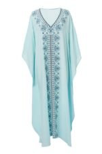Erica Printed Maxi Kaftan - Image 4