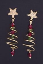 Eudora Christmas Tree Drop Earrings - Image 3