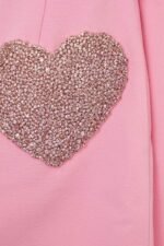 Felicia Diamante Heart Mini Dress - Image 4