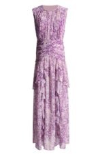 Flo Printed Plisse Ruffle Maxi Dress - Image 4