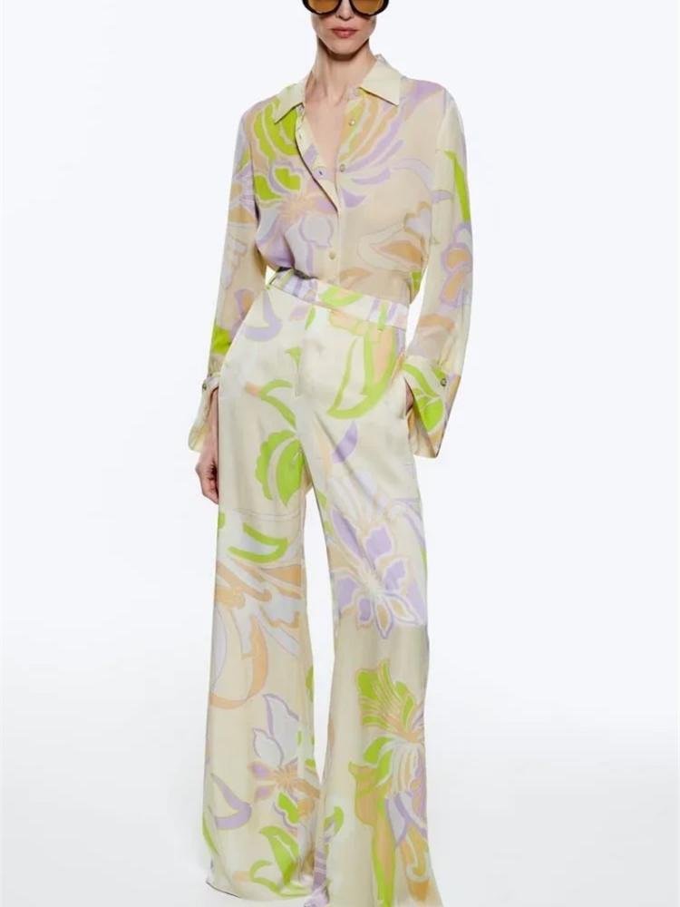 flow-printed-blouse-set-6963178116033f4-whitemint-s-sunfere-590416 Flow Printed Blouse Set - Image 1