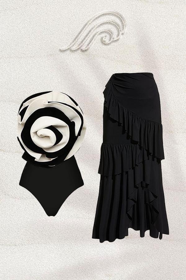 frances-flowel-ruffle-two-pieces-swim-set-sw00209071368-black-s-sunfere-620803 Frances Flowel Ruffle Two-pieces Swim Set - Image 1