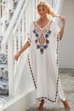 Gene Embroidered Maxi Kaftan - Image 5