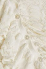 Georgia Ruffled Crochet Midi Dress - Image 6