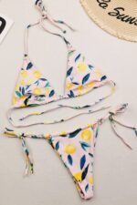 Gloria Printed Lace-up Bikini - Image 6