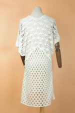 Gwen V-neck Crochet Cover-up - Image 4