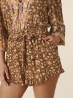 Ina V-neck Belted Jumpsuit - Image 4