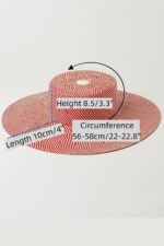 Janey Stripe Braid Boater Hat - Image 6