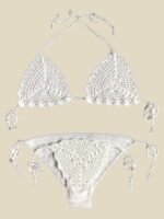 Janice Handmade Crochet Scallop Bikini - Image 3