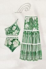 Jasmine One-shoulder Tropical Swim Set - Image 2