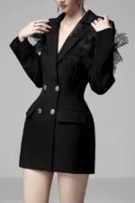 Joanne Lace Mini Blazer Dress - Image 12