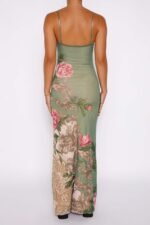 Patti Printed Bodycon Slip Maxi Dress - Image 7