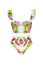 Nate Printed Ruffle Three-pieces Swim Set - Image 4