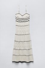 Nan Contrast Crochet Maxi Slip Dress - Image 7