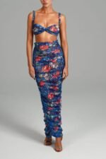 Judith Printed Ruffle Lace Set