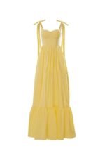 Julian Bow-tie Strap Ruffle Maxi Dress - Image 6