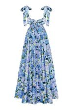 Kacey Hydrangea Printed Strap Maxi Dress - Image 7