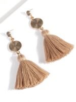 Kanna Whirlpool Tassel Earrings - Image 4
