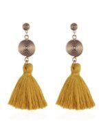 Kanna Whirlpool Tassel Earrings - Image 5