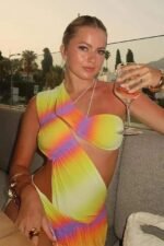 Kendra Tie Dye Wrap-around Maxi Dress - Image 2