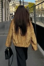 Kimberley Collared Metallic Sequins Jacket - Image 6