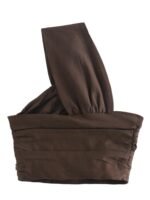 Laura One Shoulder Crop Linen Top - Image 4