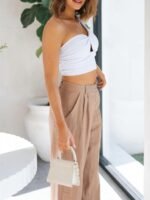 Laura One Shoulder Crop Top - Image 3
