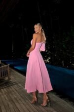 Lea Flower Cut-out Midi Dress - Image 4