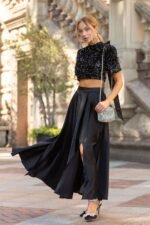 Leia Bow-tie Sequins Slit Set - Image 7