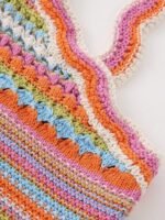 Livia Striped Halter Knit Top - Image 4