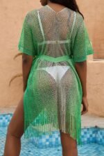 Luli Glitter Gradient Knitted Cover-up - Image 9