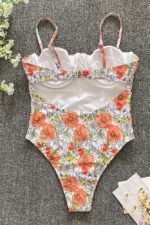 Mois Printed Cut-out Swimsuit - Image 6
