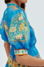 Nydia Floral Puff Sleeve Maxi Dress - Image 5