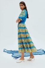 Nydia Floral Puff Sleeve Maxi Dress - Image 3