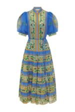 Nydia Floral Puff Sleeve Maxi Dress - Image 6